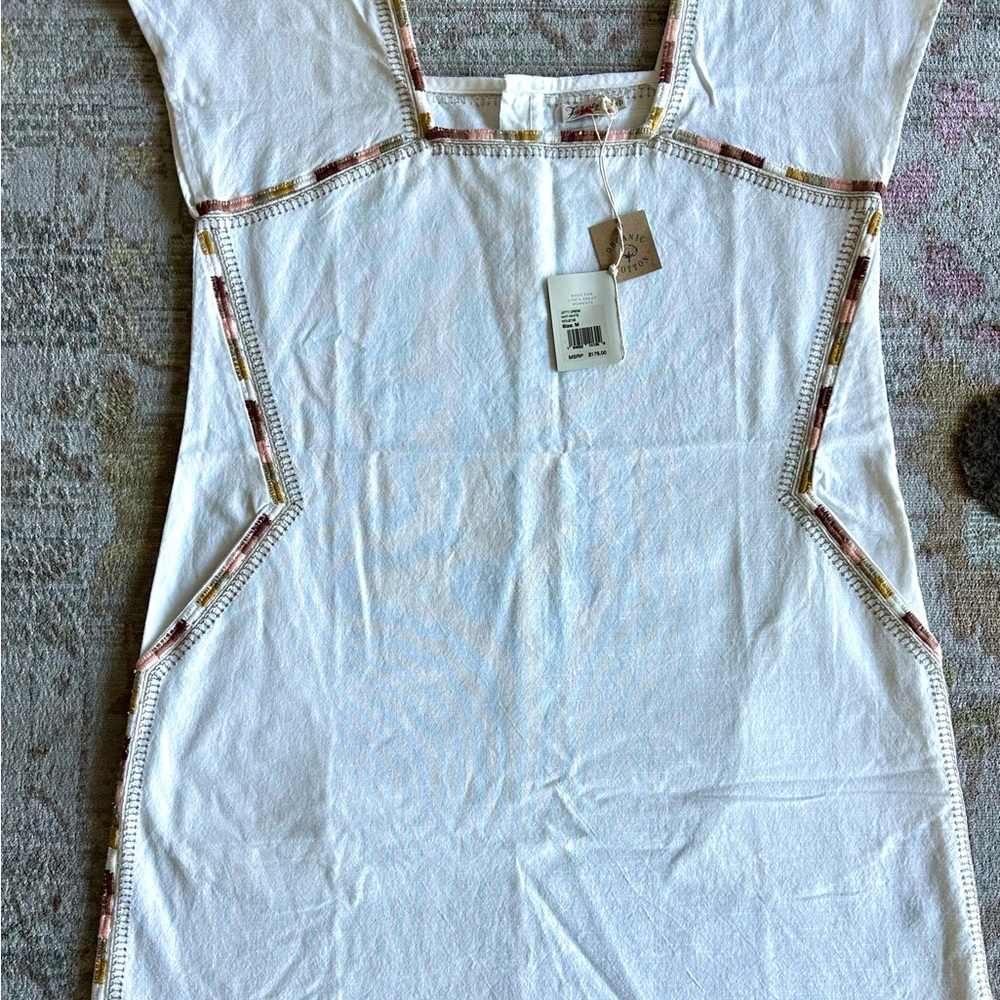 NWT | White Sleeveless Faherty Dress